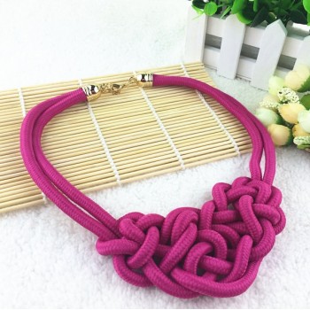 Hot Sale Cotton Choker Statement Necklace Collares Necklaces amp; Pendants Women Gift Kolye Fashion Jewelry