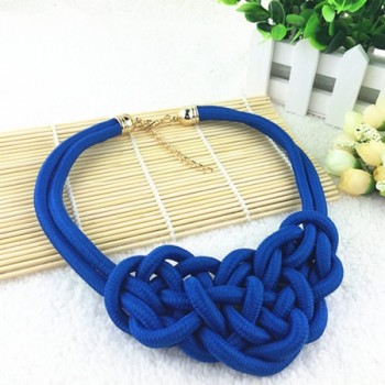 Hot Sale Cotton Choker Statement Necklace Collares Necklaces amp; Pendants Women Gift Kolye Fashion Jewelry