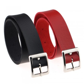 Fine quality Harajuku Belt Collar Choker Necklace PU Leather Choker Punk Goth 41*2cm