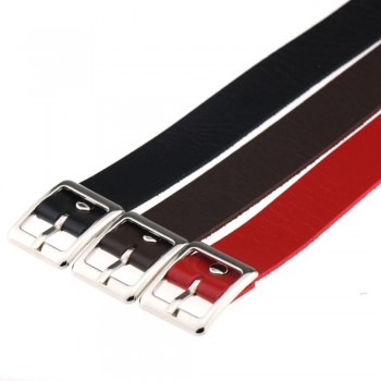 Fine quality Harajuku Belt Collar Choker Necklace PU Leather Choker Punk Goth 41*2cm