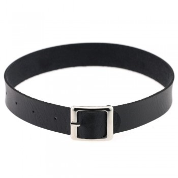 Fine quality Harajuku Belt Collar Choker Necklace PU Leather Choker Punk Goth 41*2cm