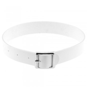 Fine quality Harajuku Belt Collar Choker Necklace PU Leather Choker Punk Goth 41*2cm