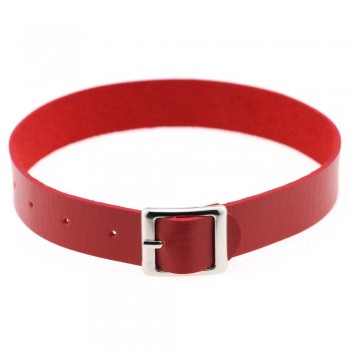 Fine quality Harajuku Belt Collar Choker Necklace PU Leather Choker Punk Goth 41*2cm
