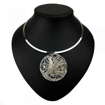 Brand Fashion Torques Cheap Collar Choker Necklace For Women 2018 Big Metal Wire Pendants Necklaces Statement Jewelry UKMOC