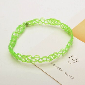 2018 New Women Girls Necklace Pendant Necklace Stretch Gothic Henna Choker Hippy jewelry Elastic 80s 90s Drop shipping