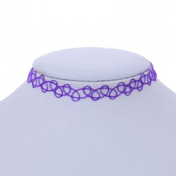 2018 New Women Girls Necklace Pendant Necklace Stretch Gothic Henna Choker Hippy jewelry Elastic 80s 90s Drop shipping