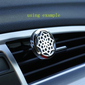 30mm 26 models Stainless Steel Car Air Freshener Perfume Essential Oil Diffuser tree of Life necklace Locket Christmas gift