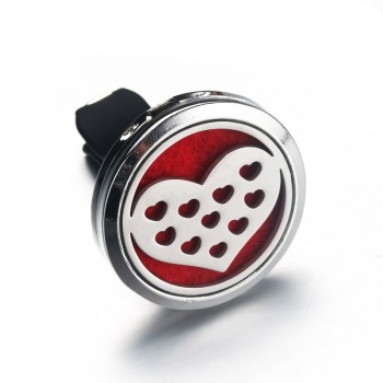 30mm 26 models Stainless Steel Car Air Freshener Perfume Essential Oil Diffuser tree of Life necklace Locket Christmas gift