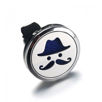 30mm 26 models Stainless Steel Car Air Freshener Perfume Essential Oil Diffuser tree of Life necklace Locket Christmas gift