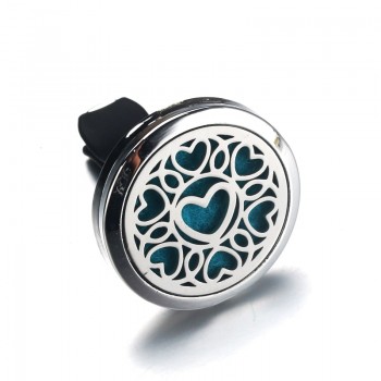 30mm 26 models Stainless Steel Car Air Freshener Perfume Essential Oil Diffuser tree of Life necklace Locket Christmas gift