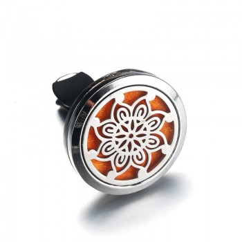 30mm 26 models Stainless Steel Car Air Freshener Perfume Essential Oil Diffuser tree of Life necklace Locket Christmas gift