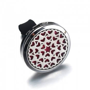30mm 26 models Stainless Steel Car Air Freshener Perfume Essential Oil Diffuser tree of Life necklace Locket Christmas gift