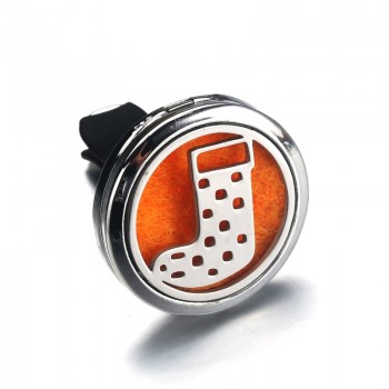 30mm 26 models Stainless Steel Car Air Freshener Perfume Essential Oil Diffuser tree of Life necklace Locket Christmas gift