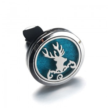 30mm 26 models Stainless Steel Car Air Freshener Perfume Essential Oil Diffuser tree of Life necklace Locket Christmas gift