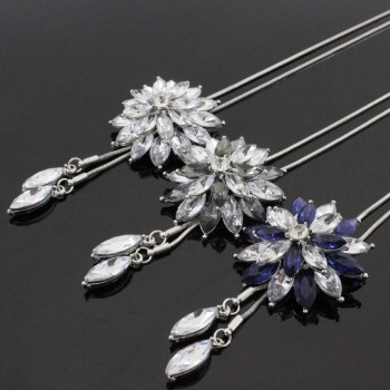 Fashion 1PC maxi necklace Choker  Women Charm Bridal Engagement Crystal Rhinestone Snowflake Pendant Necklace Jewelry   #0621