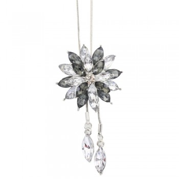 Fashion 1PC maxi necklace Choker  Women Charm Bridal Engagement Crystal Rhinestone Snowflake Pendant Necklace Jewelry   #0621