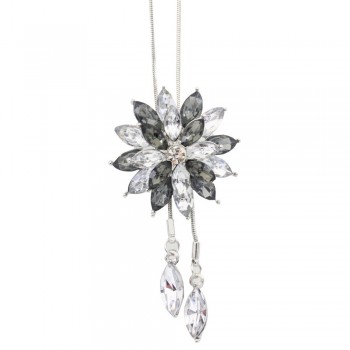 Fashion 1PC maxi necklace Choker  Women Charm Bridal Engagement Crystal Rhinestone Snowflake Pendant Necklace Jewelry   #0621