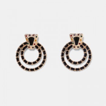 Dvacaman ZA Big Rectangle Metal Drop Earrings Women Party Hanging Earrings Handmade Trendy Statement Jewelry Gifts Female Bijoux