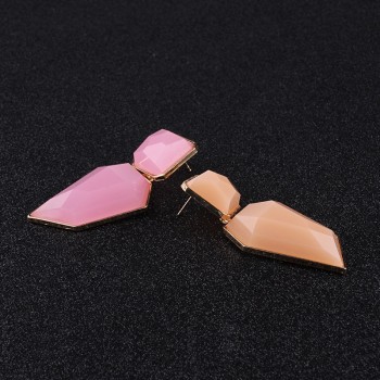 Dvacaman New Handmade Crystal Za Jewelry Womens Earrings 2018 Wedding Party Dangle Drop Earrings Metal Accessory Pendientes AC7