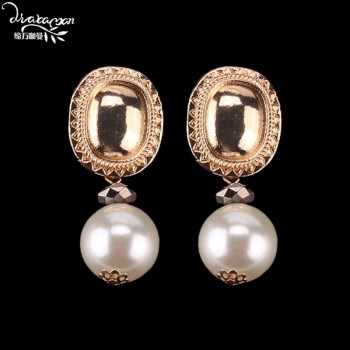 Dvacaman New Handmade Crystal Za Jewelry Womens Earrings 2018 Wedding Party Dangle Drop Earrings Metal Accessory Pendientes AC7