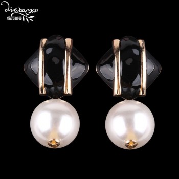 Dvacaman New Handmade Crystal Za Jewelry Womens Earrings 2018 Wedding Party Dangle Drop Earrings Metal Accessory Pendientes AC7