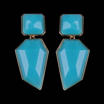 Dvacaman New Handmade Crystal Za Jewelry Womens Earrings 2018 Wedding Party Dangle Drop Earrings Metal Accessory Pendientes AC7
