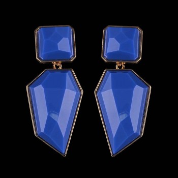 Dvacaman New Handmade Crystal Za Jewelry Womens Earrings 2018 Wedding Party Dangle Drop Earrings Metal Accessory Pendientes AC7
