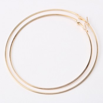 Big Size 90/100mm Hoop Earrings for Women Classice Round Silver Gold Circle Women Jewelry Accessory Punk Brincos Pendientes