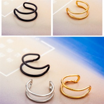 Cartilage Ear Clip Simple On Earring Jewellery Fashion Wrap Women Cuff No Piercing Earrings Ear non pierced earrings earcuff Z45
