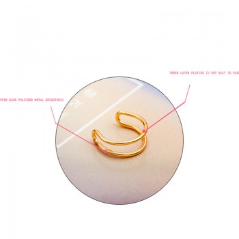 Cartilage Ear Clip Simple On Earring Jewellery Fashion Wrap Women Cuff No Piercing Earrings Ear non pierced earrings earcuff Z45