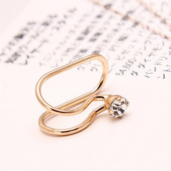 Cartilage Ear Clip Simple On Earring Jewellery Fashion Wrap Women Cuff No Piercing Earrings Ear non pierced earrings earcuff Z45