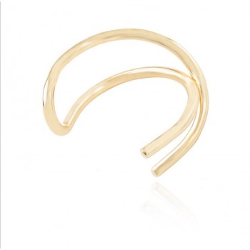 no pierced ear clip cross C shape clip on earrings ear cuff women earrings fashion jewelry ear wrap earcuff brincos 1pc