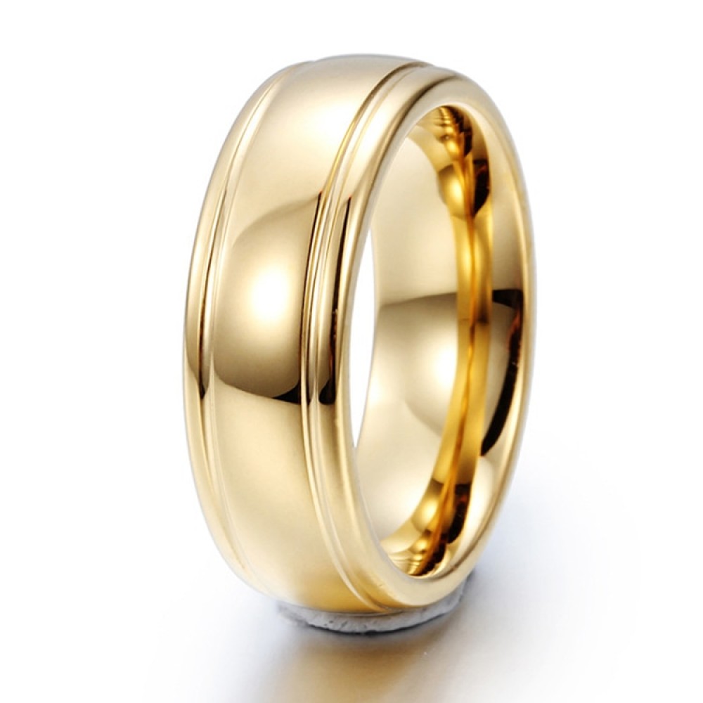 High Quality Gold Color Tungsten Wedding Rings Tungsten Carbide Wedding Ring Alliance Jewelry