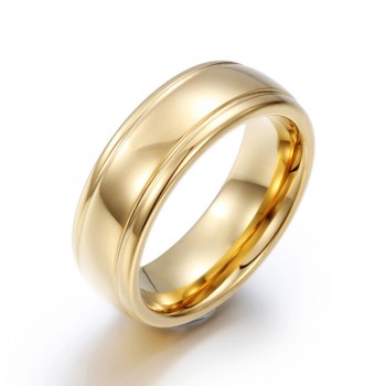 High Quality Gold Color Tungsten Wedding Rings Tungsten Carbide Wedding Ring Alliance Jewelry