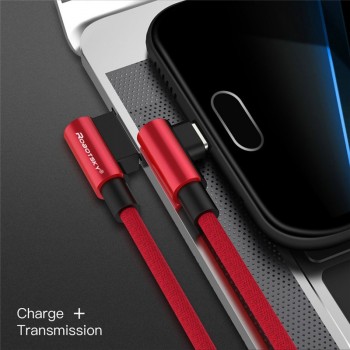 2.4A Micro USB 90 Degree Fast Charging Cable Nylon Braid Mobile Phone USB Data Cable for Samsung S6 S7 Xiaomi Huawei LG