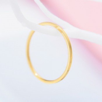ZMZY Round Rings For Women Thin Stainless Steel Wedding Ring Simplicity Fashion Jewelry Wholesale bijoux 1mm