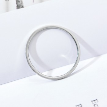 ZMZY Round Rings For Women Thin Stainless Steel Wedding Ring Simplicity Fashion Jewelry Wholesale bijoux 1mm