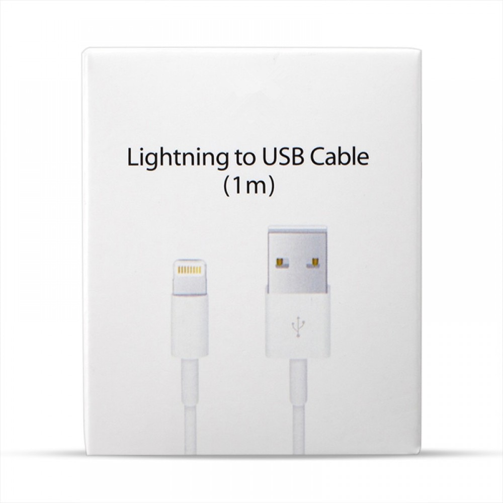 Original USB Cable For iPhone 5 5S 6 6S 7 8 Plus X Fast Charging USB Charging Data Sync Cable For iPad Air Charger Cord With Box