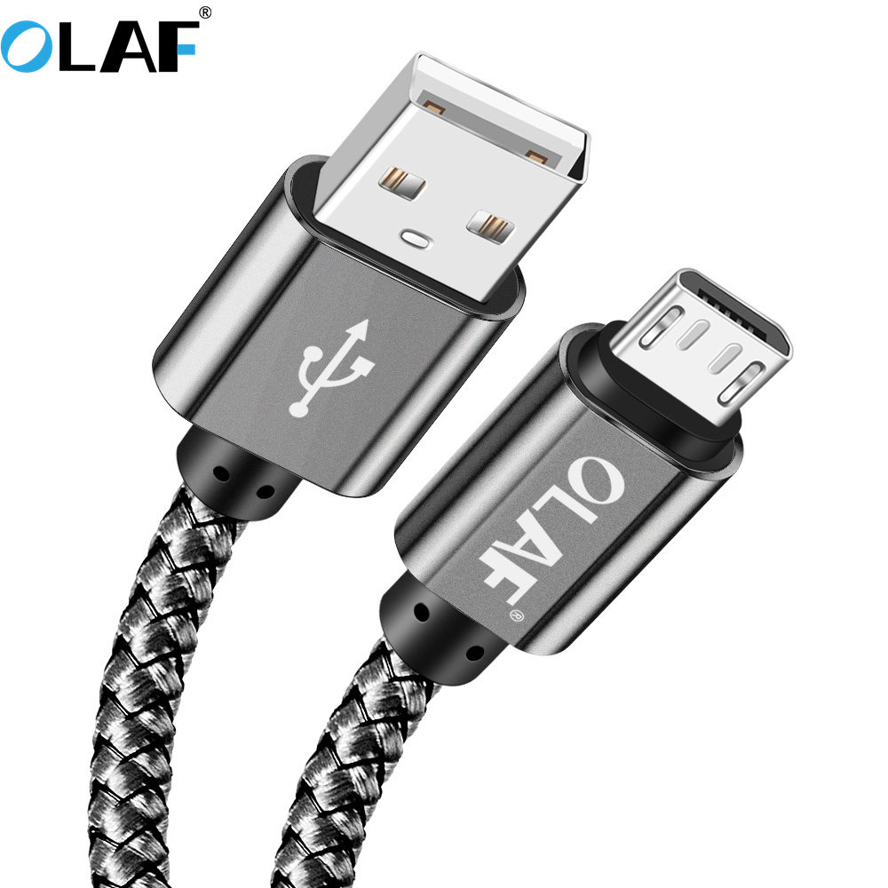 OLAF 3M Micro USB Cable 2.4A Fast Charger USB Data Cable Mobile Phone Charging Cable for Samsung Xiaomi Huawei Sony Tablet Cable