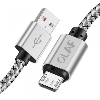 OLAF 3M Micro USB Cable 2.4A Fast Charger USB Data Cable Mobile Phone Charging Cable for Samsung Xiaomi Huawei Sony Tablet Cable