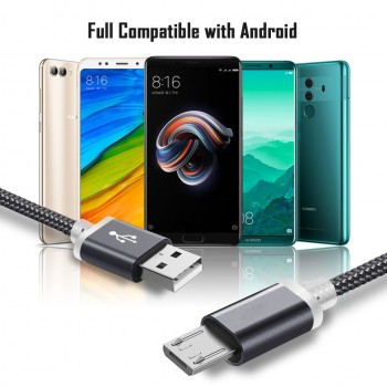 9mm Extra Long Micro USB Charging Cable For Oukitel Blackview BV6000 Leagoo Kiicaa Power Umidigi Doogee Micro USB Charger Cabel