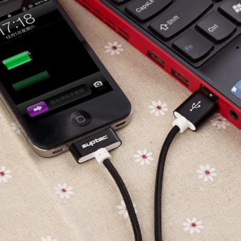 SUPTEC USB Cable for iPhone 4 s 4s 3GS iPad 2 3 iPod Nano touch Fast Charging 30 Pin Original Charge Adapter Charger Data Cable