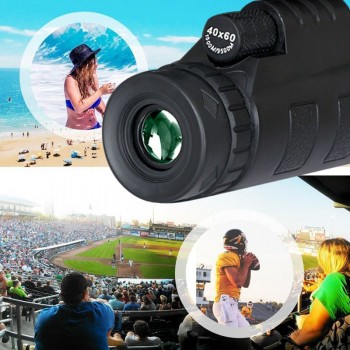 Tendway Phone Camera Lens Telescope for Moblie Zoom Lens for Smartphone Macro Lens for iPhone with Compass Phone Clip Tripod