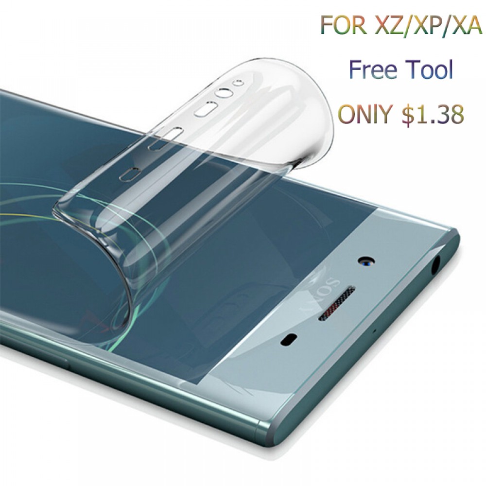Hydrogel Film for sony xperia x 3D Screen Protector Protective Film for sony xperia xa  XZ PREMIUM XA 1 XA1 PLUS XZ1 2 3 Compact