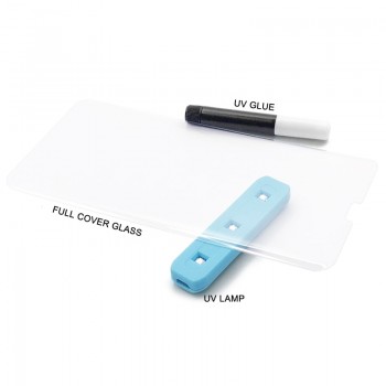 Akcoo S8 full glue glass screen protector with UV liquid full adhesive for Samsung Galaxy S9 Plus Note 8 Note 9 tempered glass