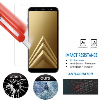 0.26MM Protective Glass For Samsung A6 A8 Plus 2018 Tempered Glass For Samsung GalaxyA5 2017J3J5J8 2018 9H Screen Protector Film