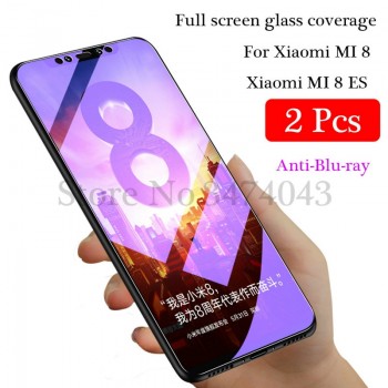 2Pcs/lot 9H Tempered Glass for Xiaomi Mi 8 MI8 lite SE Screen Protector Full Cover Glass For Xiaomi Mi 8 8SE Protective Film