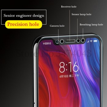 2Pcs/lot 9H Tempered Glass for Xiaomi Mi 8 MI8 lite SE Screen Protector Full Cover Glass For Xiaomi Mi 8 8SE Protective Film