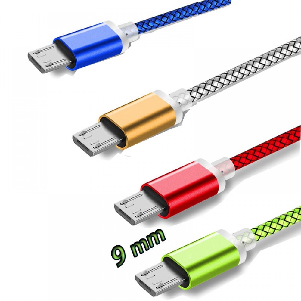 9mm Long Micro USB Connector Charging Cable For Doogee S60 X20/X30/X10 X5/Max/Pro Shoot 2 Oukitel K10000/K3/C8 Charger Cabel