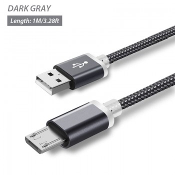 9mm Long Micro USB Connector Charging Cable For Doogee S60 X20/X30/X10 X5/Max/Pro Shoot 2 Oukitel K10000/K3/C8 Charger Cabel